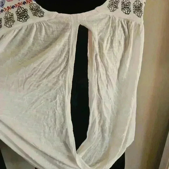 Free People Women’s Boho Embroidered & Embellished Tank Top XS | Festival Chic - Picture 7 of 16